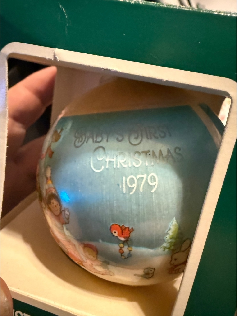 Baby's First Christmas 1979 Collectible Ornament in Original Box